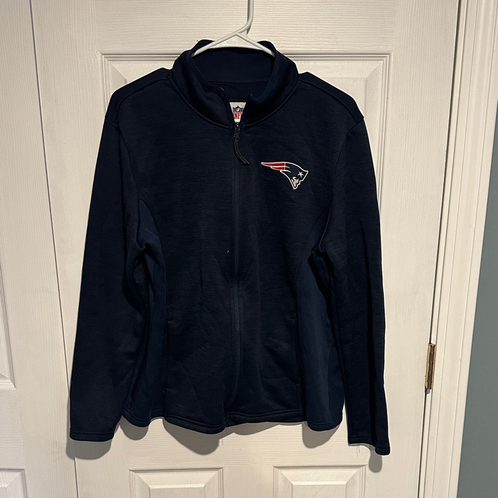 New England Patriots Navy Jacket XL but fits like L